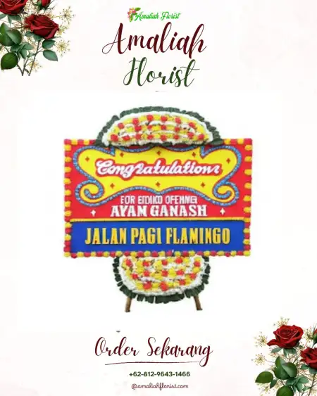 Sewa Papan Bunga Rebug